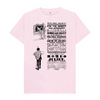 Romeo and Juliet in black T-shirt - Pink