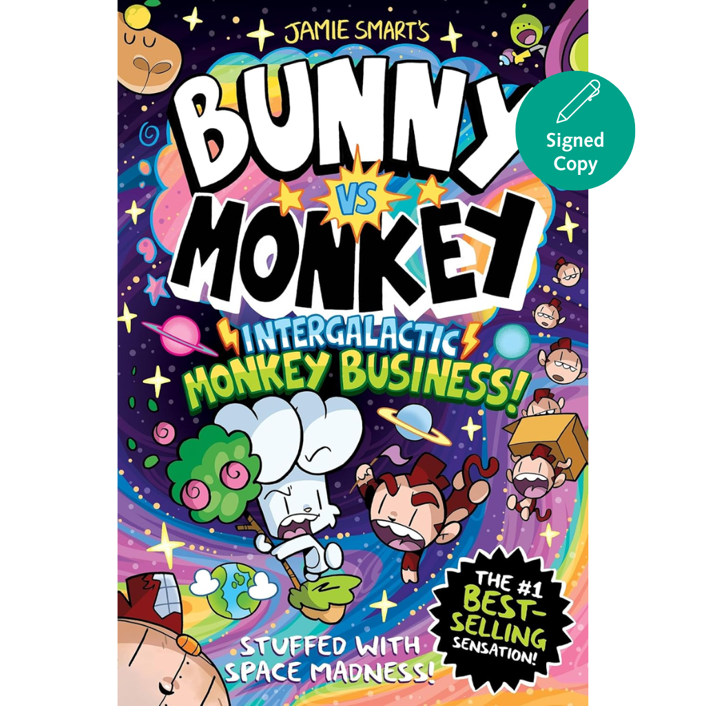 
Bunny vs Monkey: Intergalactic Monkey Business! (Hardback)