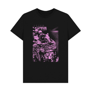 Black Printed T-shirt Wayfarers Weird