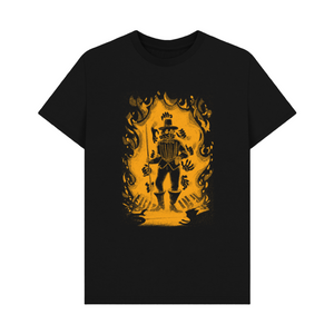 Black Printed T-shirt Out of the Past