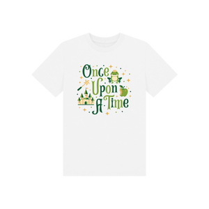 White Printed Kids T-Shirt Front
