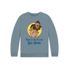 Cowardly Lion Kids Organic Jumper - Stone Blue