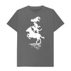 Bremen Town Musicians in white T-shirt - Slate Grey