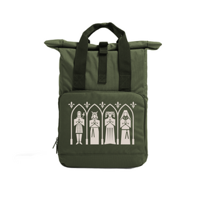 Olive Green Medieval Women Backpack