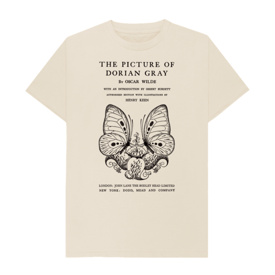 Oat The Picture of Dorian Gray in black T-shirt