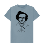 Stone Blue Edgar Allan Poe T-shirt