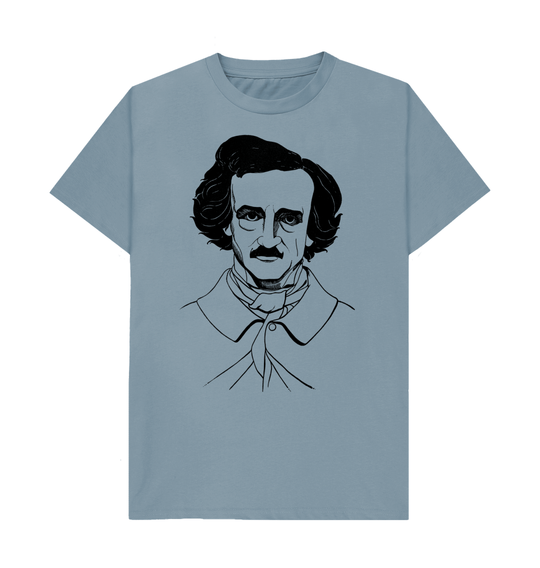 Stone Blue Edgar Allan Poe T-shirt