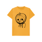 Mustard Jack Pumpkinhead in black Kids T-Shirt