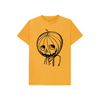 Jack Pumpkinhead in black Kids T-shirt - Mustard