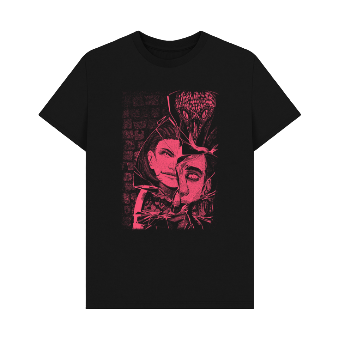 Black Printed T-shirt I Am Stone