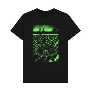Black Printed T-shirt Weird Sisters