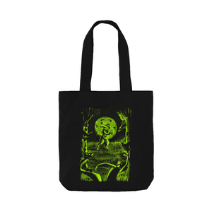 Black Printed Bag Horned God