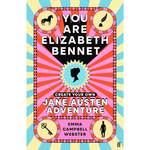 Book cover of 'You Are Elizabeth Bennet' with colorful design and text.