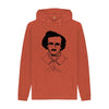 Edgar Allan Poe Hoodie - Rust