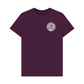Purple  British Library Stamp Printed T-shirt