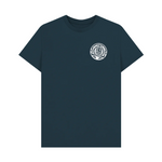 Denim  British Library Stamp Printed T-shirt