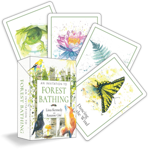 An Invitation to Forest Bathing: 52 Full-Color Activity Cards to Find Yourself in Nature
by Lissa Kennedy (Author), Roxanne Côté (Illustrator)  Format: Cards