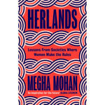 Book cover of 'Herlands' by Megha Mohan with wavy pattern
