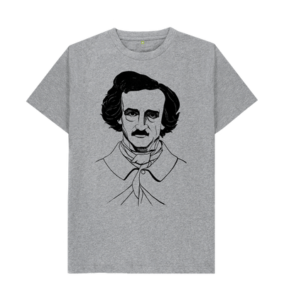 Athletic Grey Edgar Allan Poe T-shirt