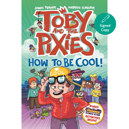 Toby and the Pixies: How to be Cool! (a Phoenix Comic Book) Paperback – 12 Feb. 2026
by James Turner (Author), Andreas Schuster (Illustrator)