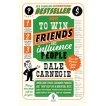 Book cover of 'How to Win Friends and Influence People' by Dale Carnegie with vintage design elements.