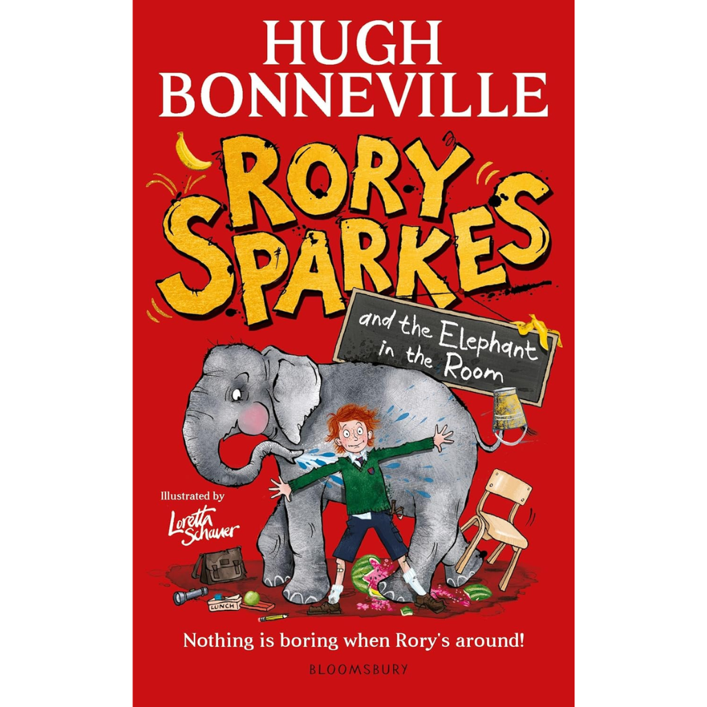 Rory Sparkes and the Elephant in the Room: The hilarious first children's book from Paddington star, Hugh Bonneville Hardcover – 9 Oct. 2025