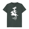 Bremen Town Musicians in white T-shirt - Dark Grey