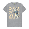 I shall be too late. White Rabbit T-shirt - Athletic Grey