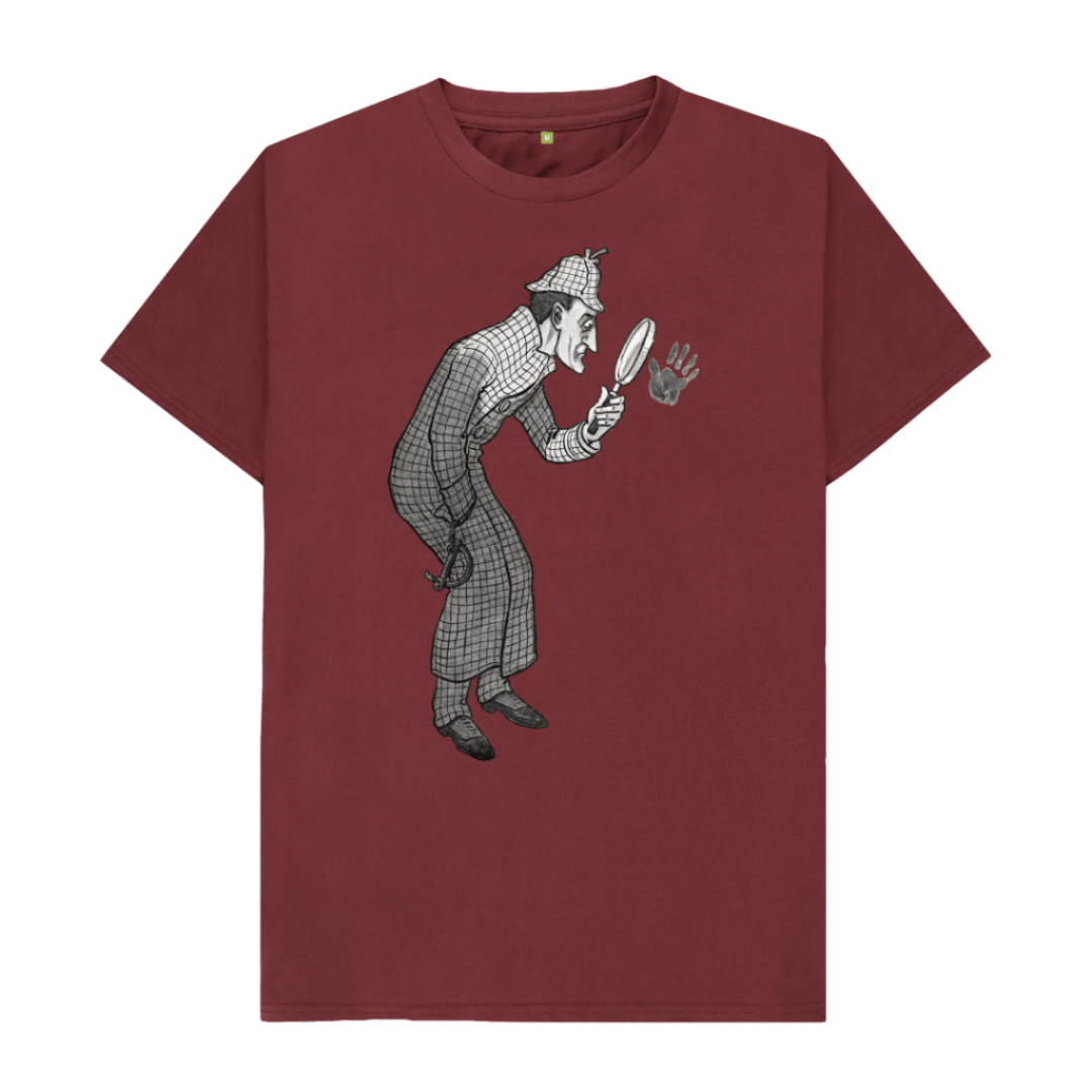 Red Wine Sherlock Holmes T-shirt