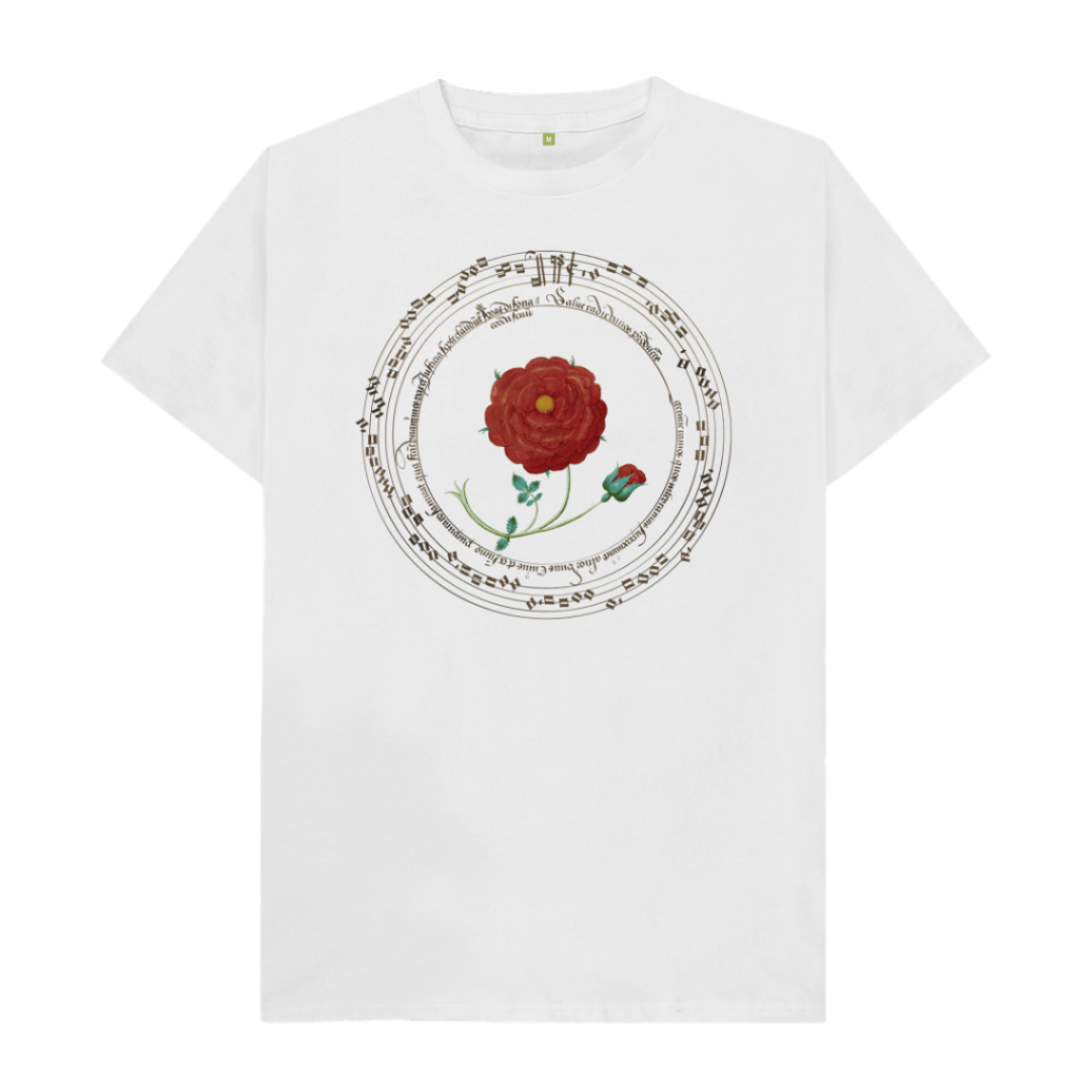 White The Crowned Rose Motets T-shirt