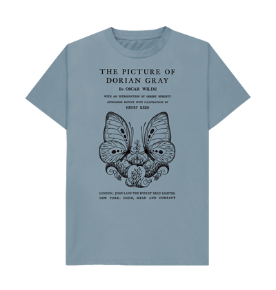 Stone Blue The Picture of Dorian Gray in black T-shirt