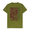 Bibliophile T-shirt - Moss Green