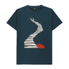 The Snow Queen staircase T-shirt - Denim Blue