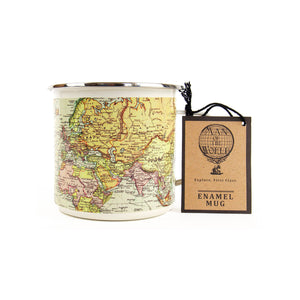 Pale Map Enamel Mug