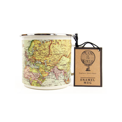 Pale Map Enamel Mug