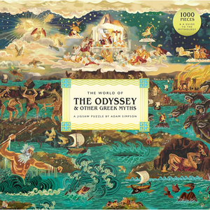 The World of the Odyssey & Other Greek Myths: A 1000-piece jigsaw puzzle by Adam Simpson
Brand: Laurence King