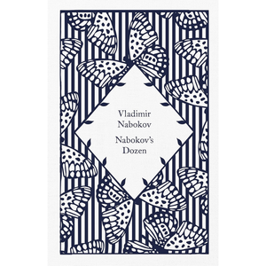 Book cover with butterfly design and text 'Vladimir Nabokov Nabokov's Dozen'