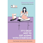 Book cover of 'Dancing Snail' with a illustration of a person sitting on a desk eating cereal.