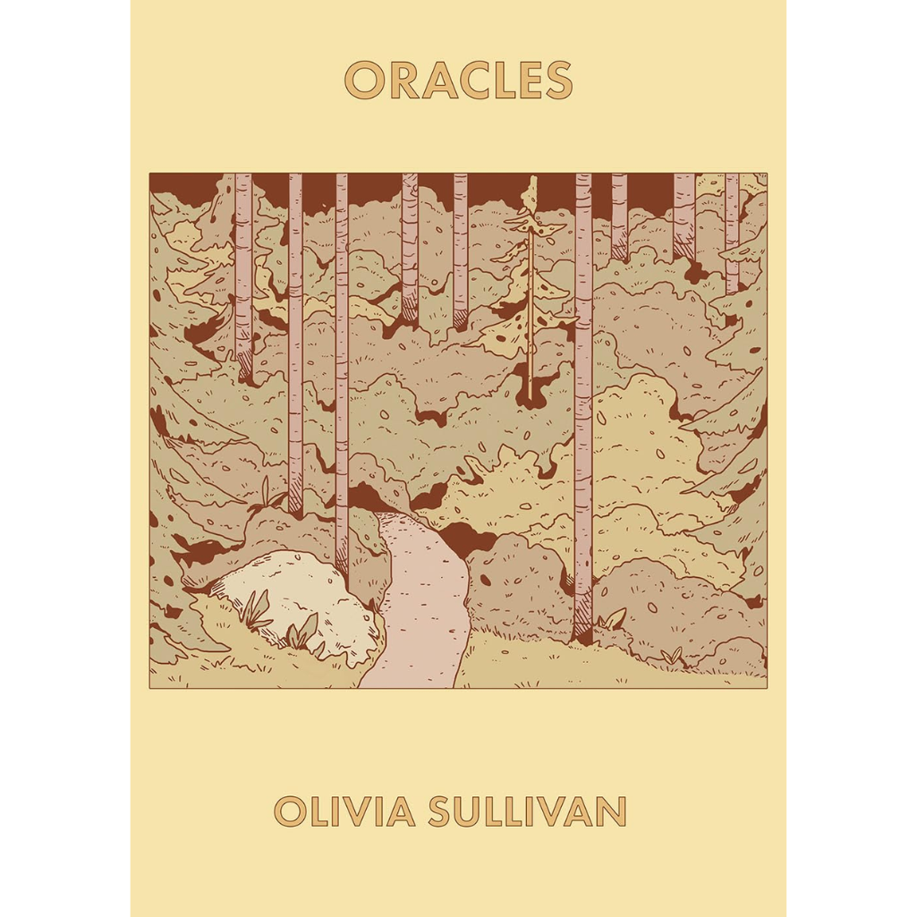 Book cover of 'Oracles' by Olivia Sullivan with a nature-themed design.