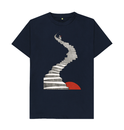 Navy Blue The Snow Queen staircase T-shirt