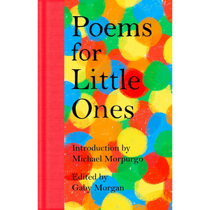 Book cover of 'Poems for Little Ones' with colorful abstract design and text.
