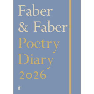 Faber & Faber Poetry Diary 2026 on a blue background