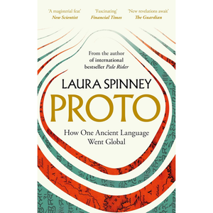 Book cover of 'Proto' by Laura Spinney with circular design elements.