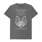 Slate Grey The Picture of Dorian Gray in white T-shirt