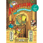 Book cover of 'Adventure Mice of Mice and Mummies' with Egyptian-themed illustration and 'Signed Copy' label.