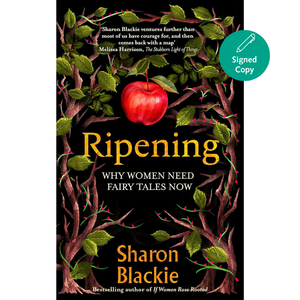 Book cover of 'Ripening' by Sharon Blackie with an apple and tree design.