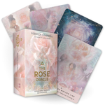 Rose Oracle card set with packaging on a white background