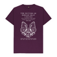 Purple The Picture of Dorian Gray in white T-shirt