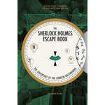 Book cover of 'The Sherlock Holmes Escape Book' with a circular design and text.