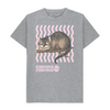 Curiouser & Curiouser Cheshire Cat T-shirt - Athletic Grey